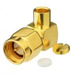 SMA Cable Connector Right Angle (Plug, Male,50Ω) RG-405